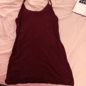 Maroon dress